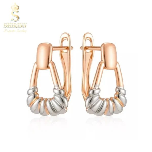 Rose Gold Plated Venice Earrings 