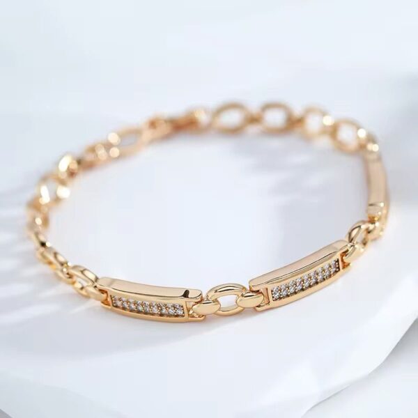 14k Rose Gold Plated Luxury Kyra Bracelet