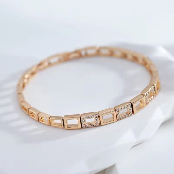 14k Rose Gold Plated Luxury Louise Bracelet