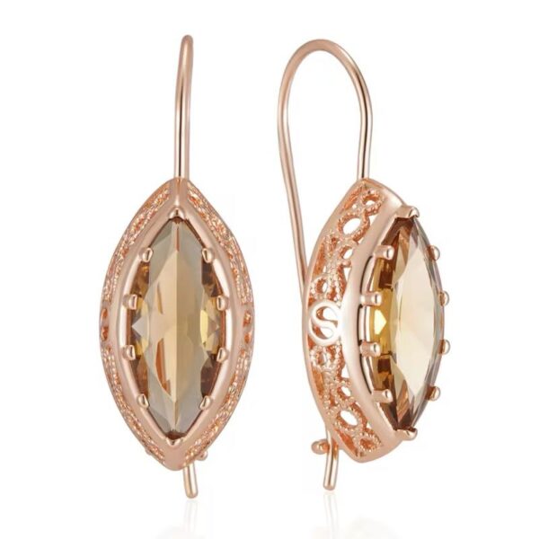 Shirinn Luxury Earrings French Cognac