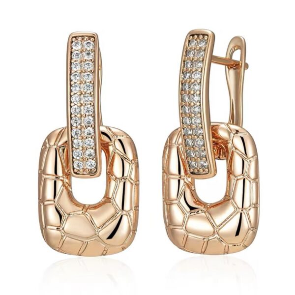 Shirinn Exquisite Glossy Big Drop Earrings